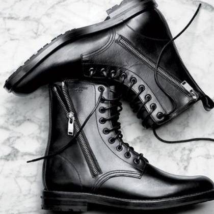 military style dress boots