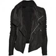 Women black leather jacket, women's leather jacket