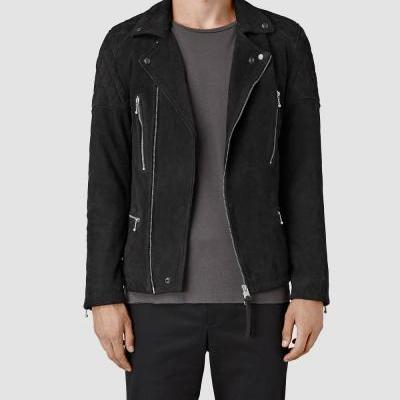 Men's fashion black suede leather jacket, Suede jacket for men, Men's jackets
