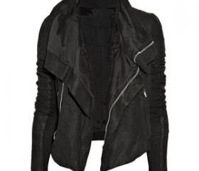 Women Black Leather Jacket, Women's Leather Jacket on Luulla
