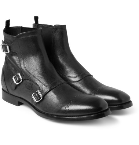 mens buckle boots
