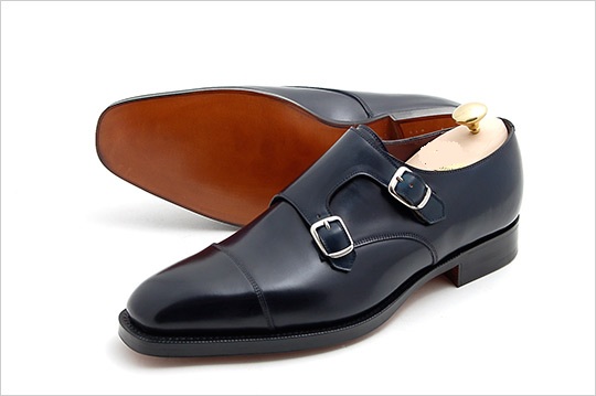 mens monk shoes black