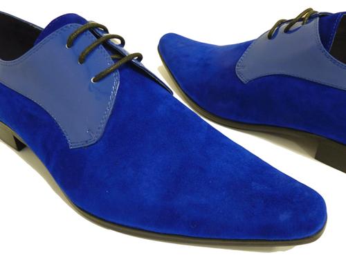blue shoes mens fashion