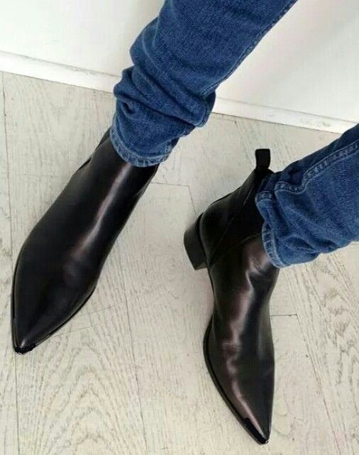 black leather chelsea boots mens