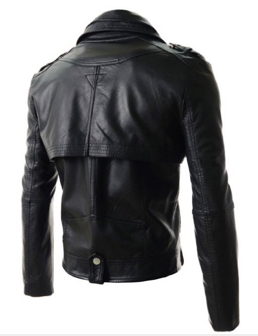 Men Biker Leather Jacket, Real Leather Jacket For Men on Luulla