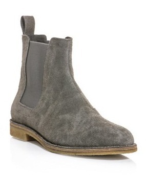 gray chelsea boots men