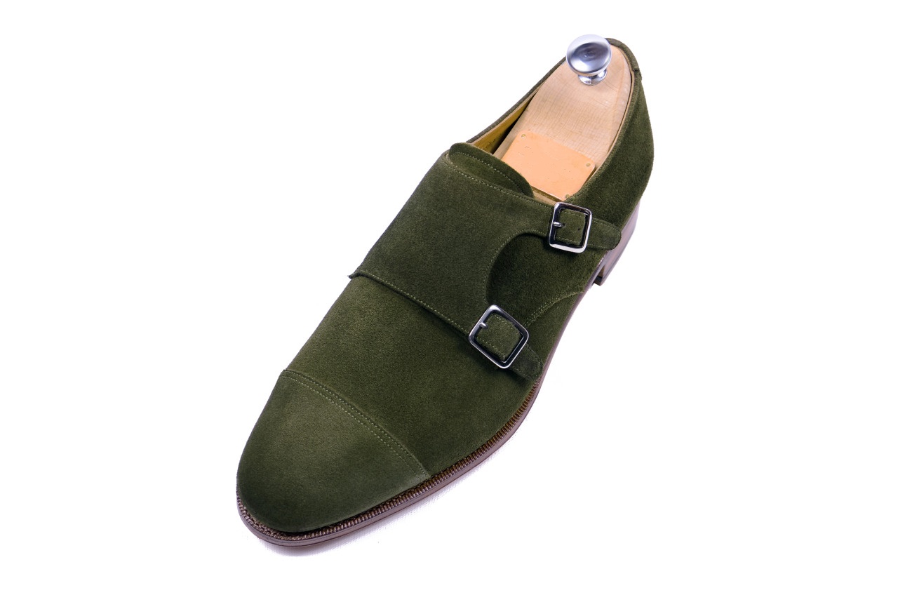 green suede dress shoes