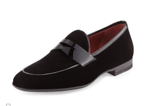 black velvet shoes mens