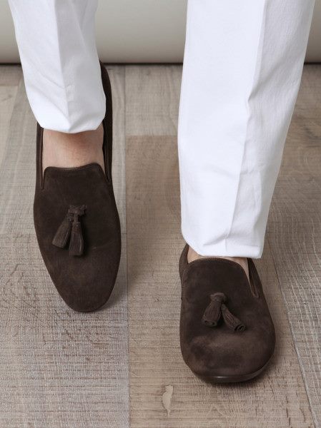 mens suede moccasin shoes