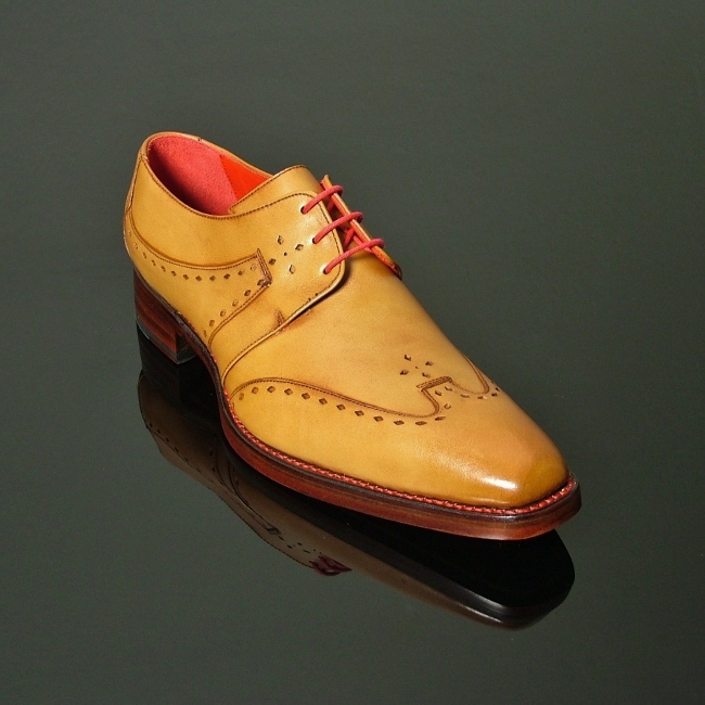 tan leather formal shoes