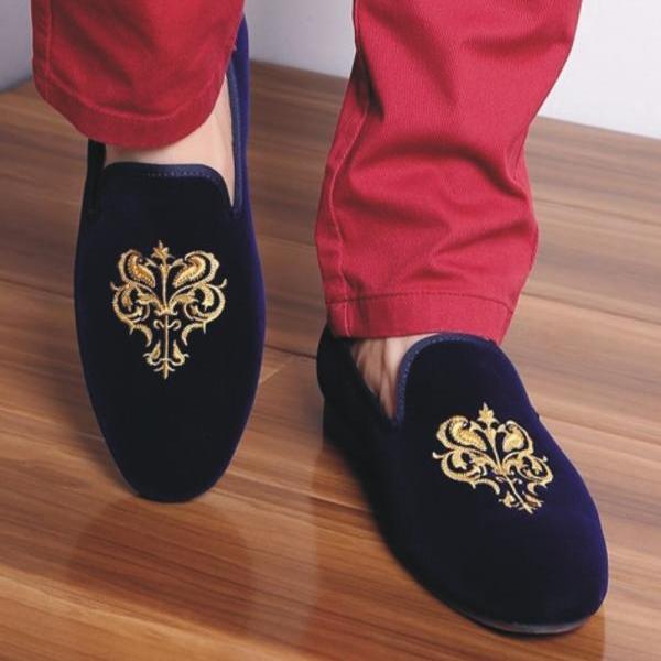 velvet casual shoes