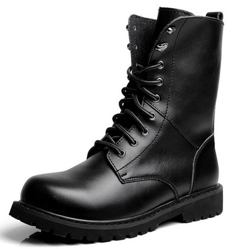 New Handmade Men Military Style Boots, Men Combat Boots, Men Military