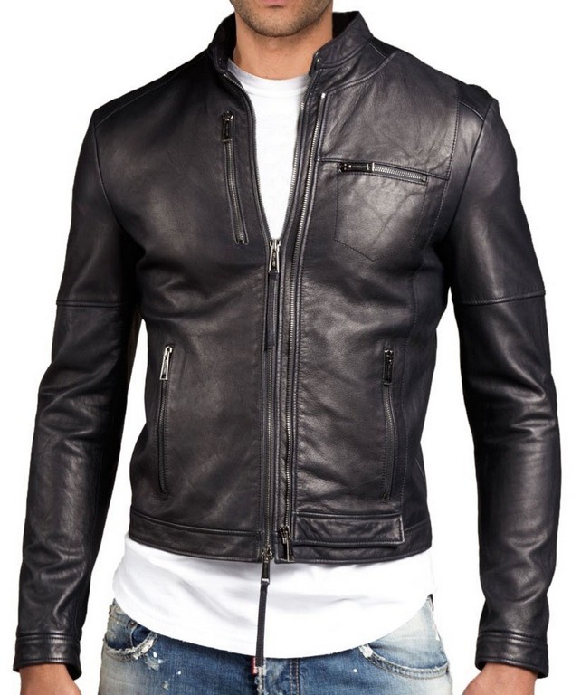leather jacket mens stores near me