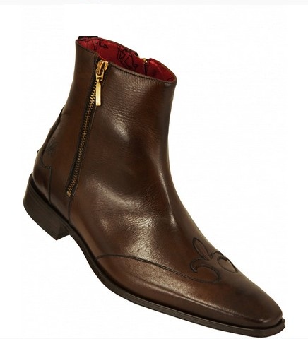 brown boots men casual
